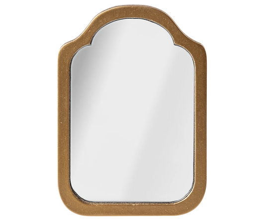 Miniature Gold Mirror