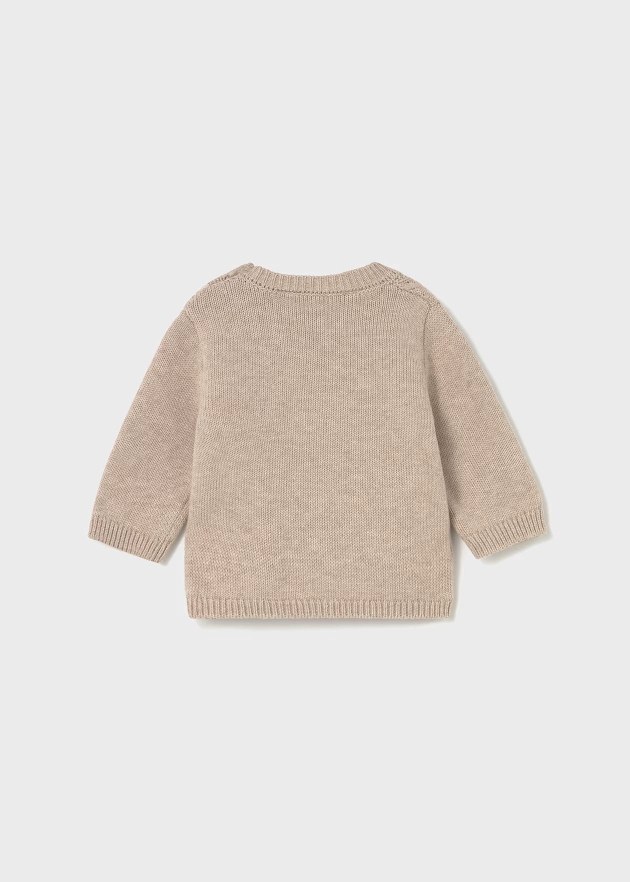 Newborn Soft Knit Sweater - Dune Heather