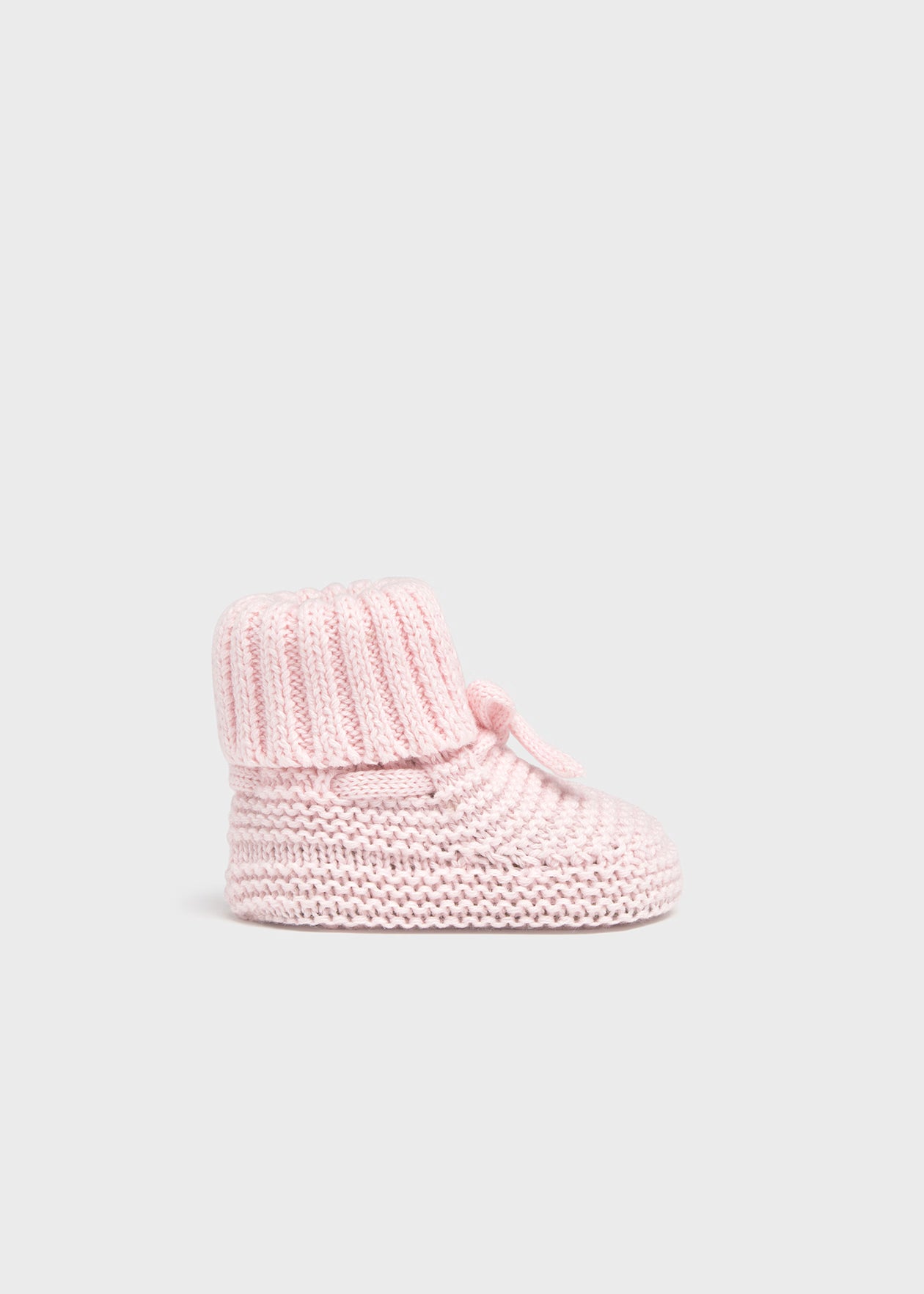 Mayoral Newborn Knit Booties Quartz Little Sprout