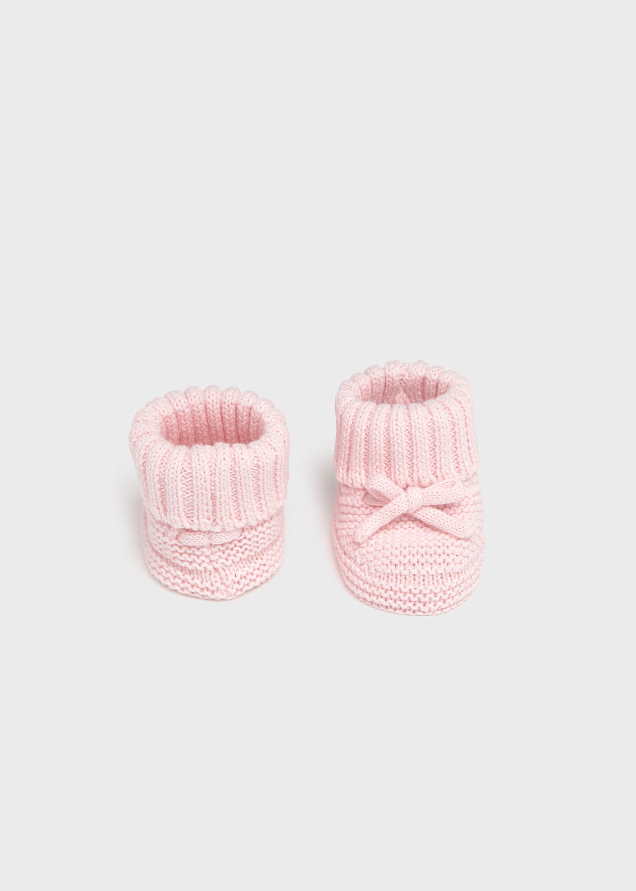 Newborn Knit Booties - Quartz