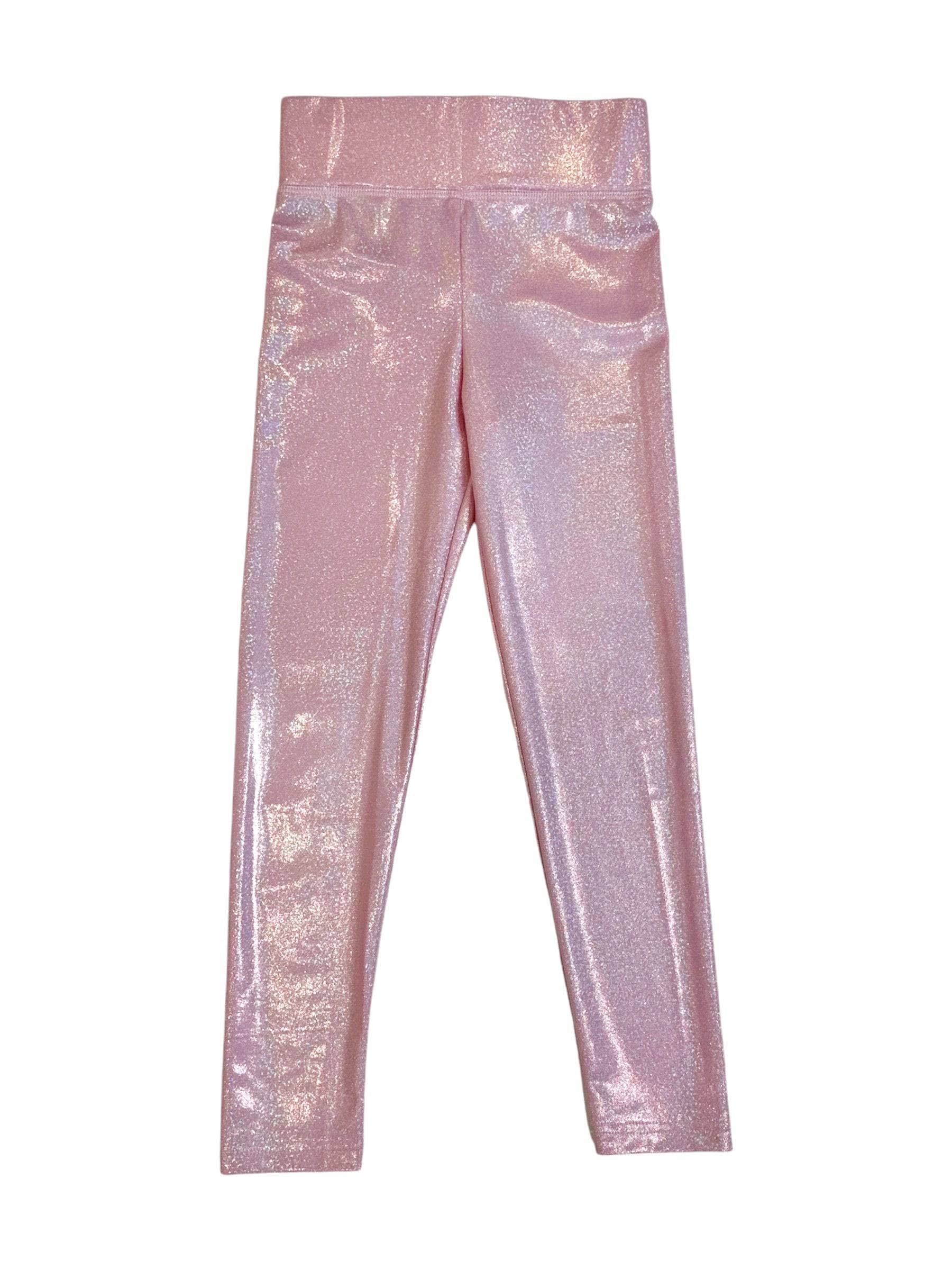 Lola and the Boys Pink Shimmer Leggings Little Sprout