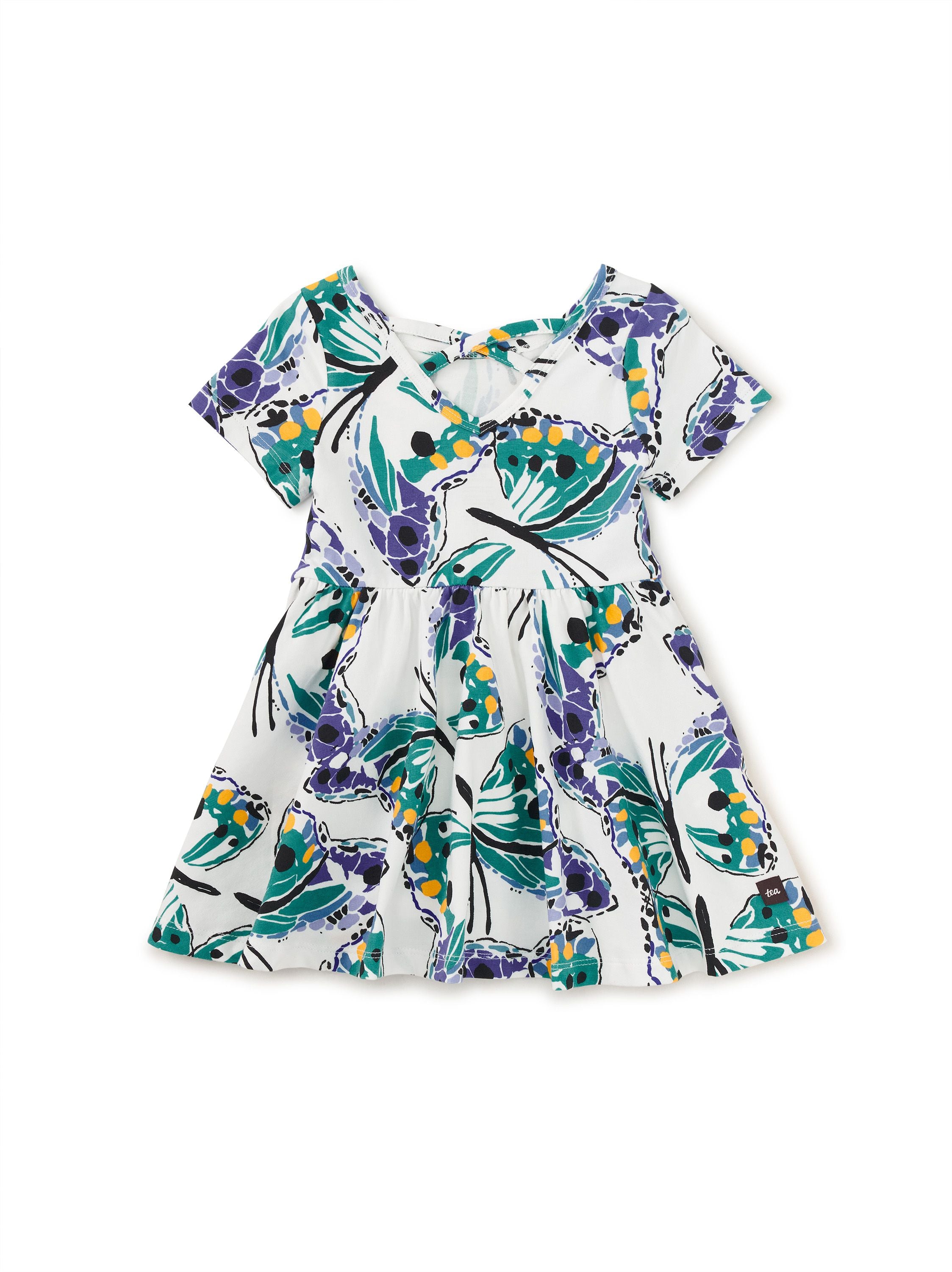 Short Sleeve Ballet Dress - Carnival Butterfly