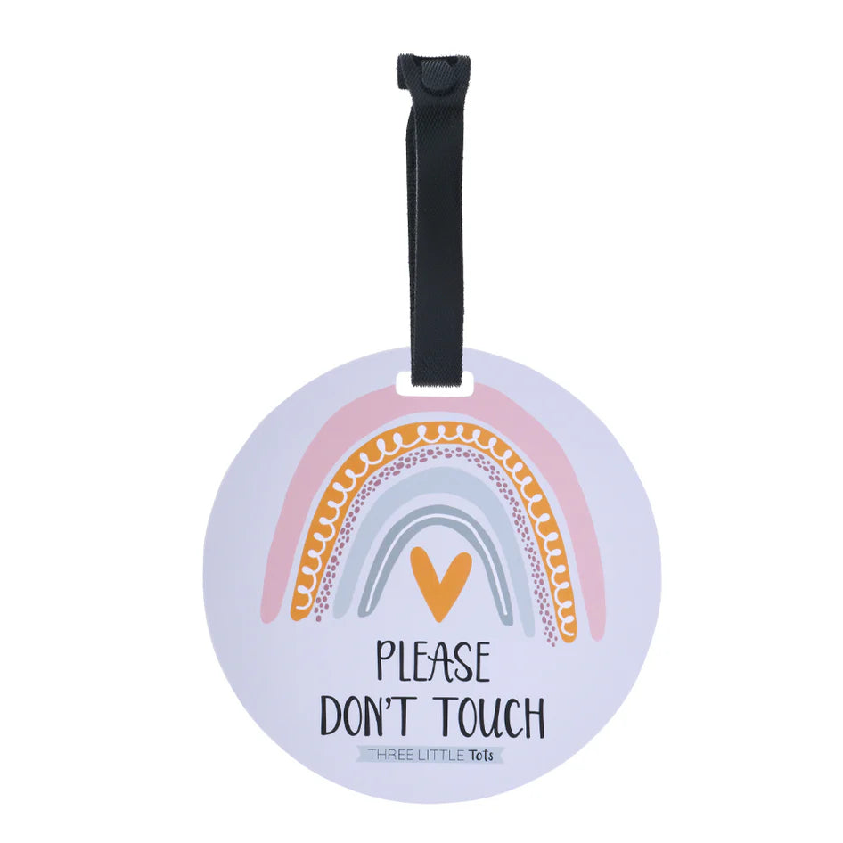 No Touching Car Seat & Stroller Tag-Little Sprout