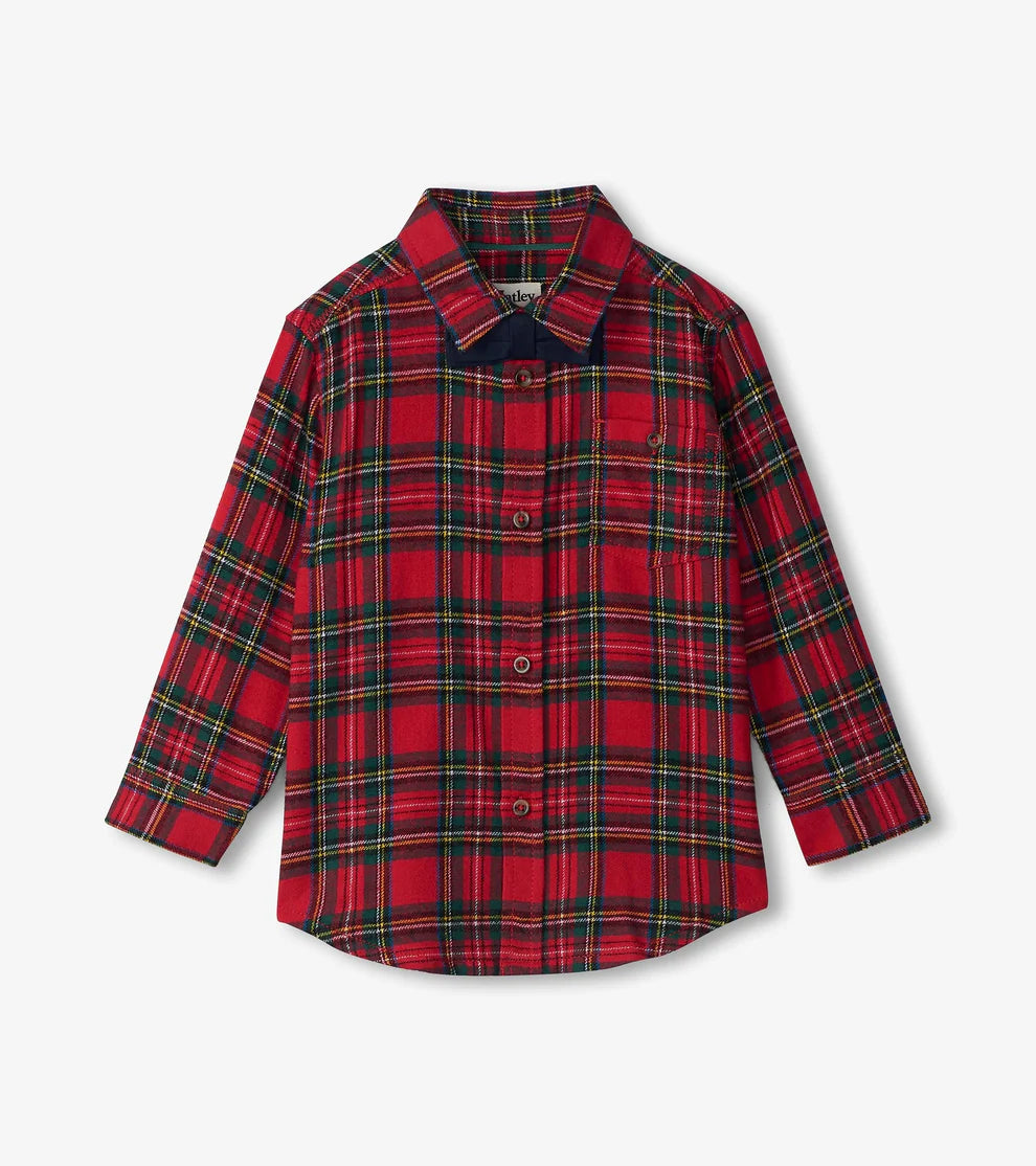 Red Plaid Buttondown Shirt