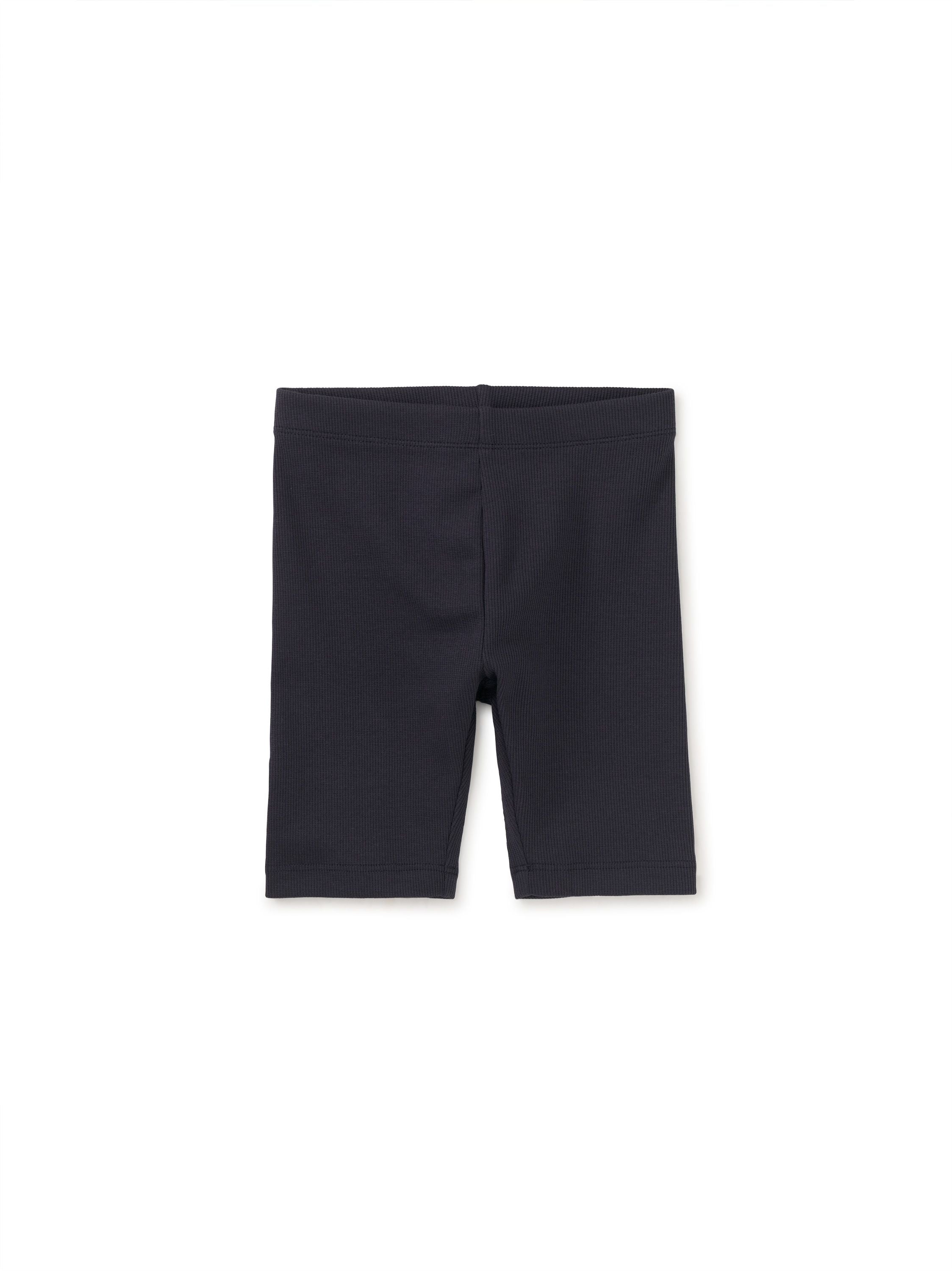 Ribbed Bike Shorts - Indigo