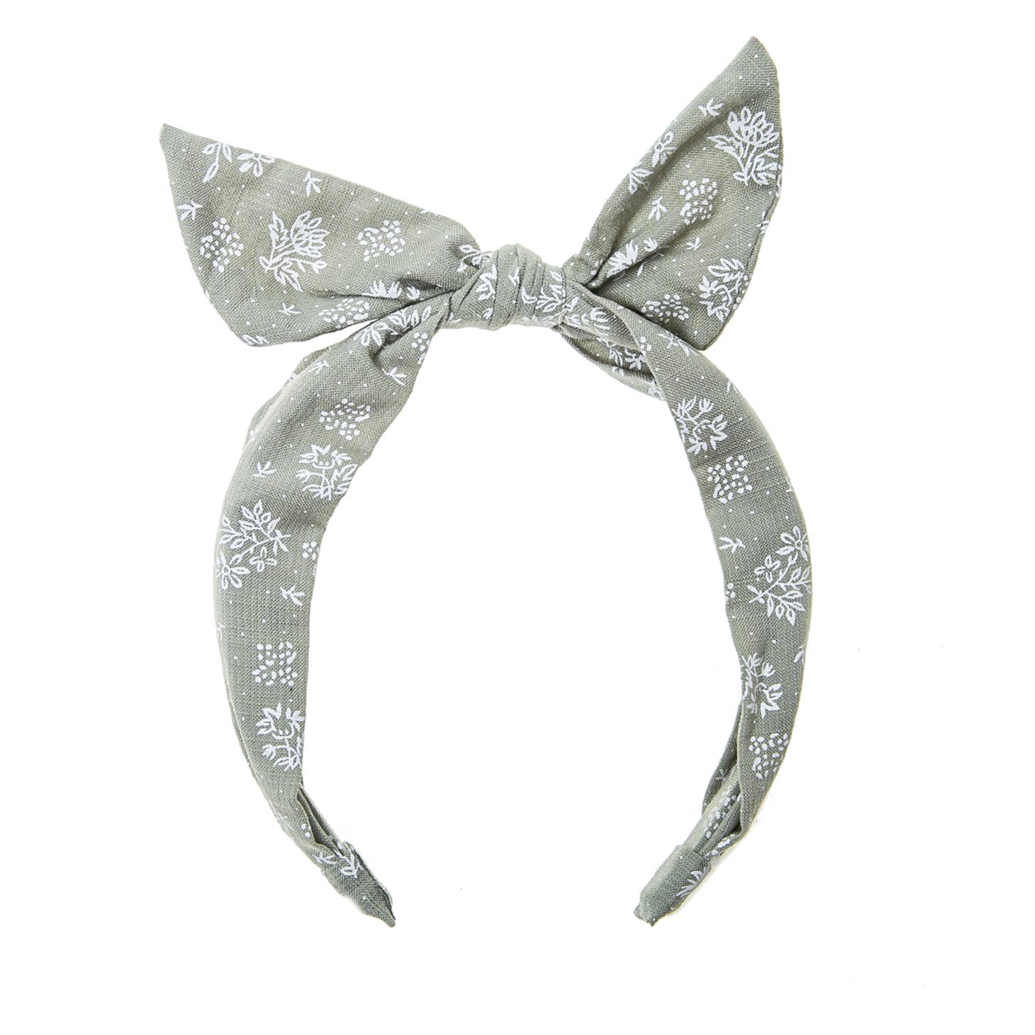 Floral Sprig Tie Headband