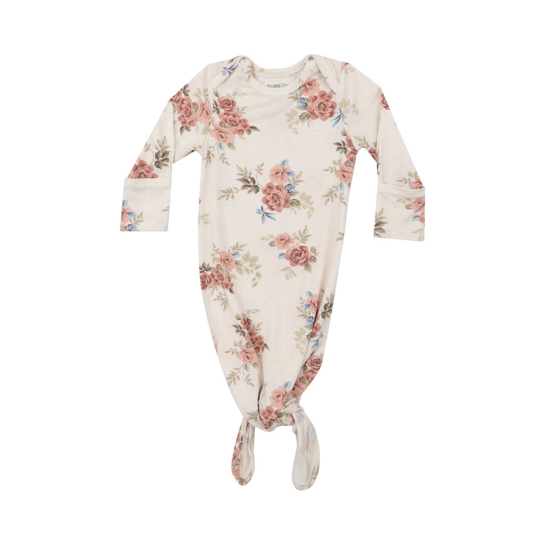 Knotted Gown - Romantic Roses - One Size 0-3M