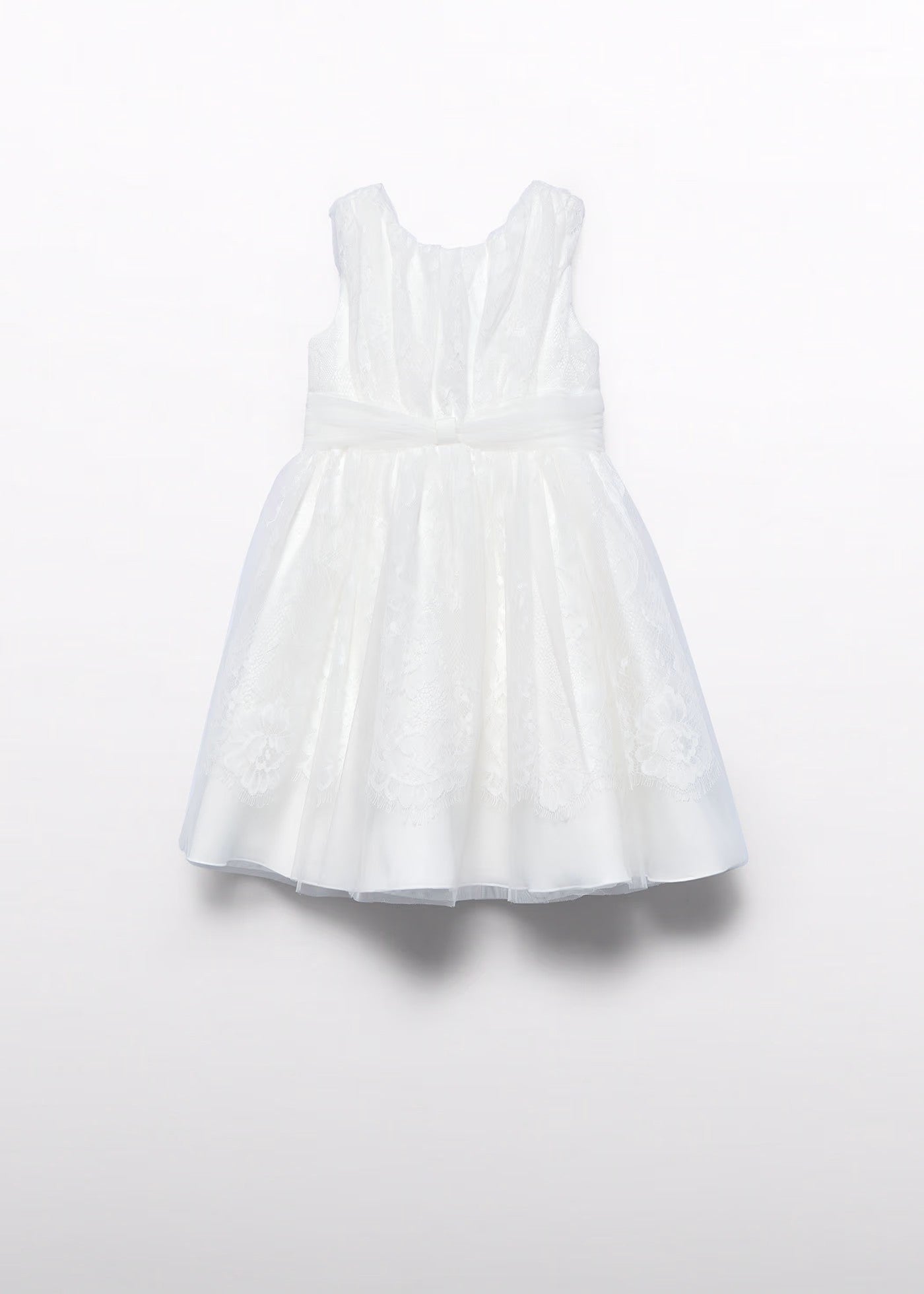 Lace Dress - White-Little Sprout