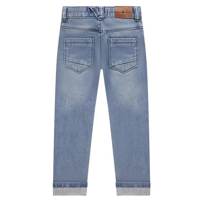 Boys Jogger Denim Mid Blue