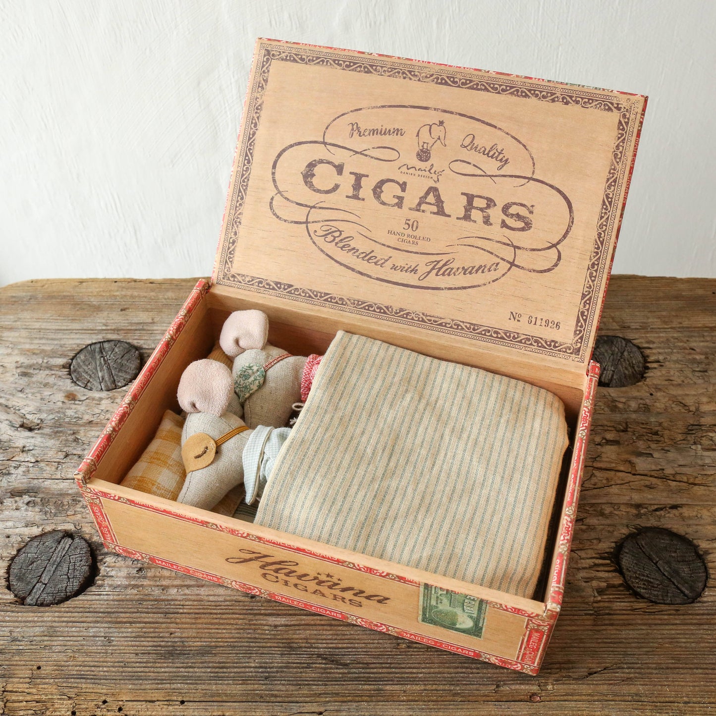 Mum and Dad in Cigar Box