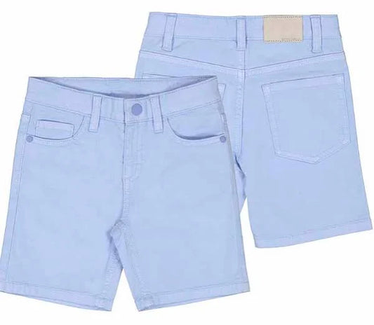 Baby Twill Pocket Shorts - Ocean