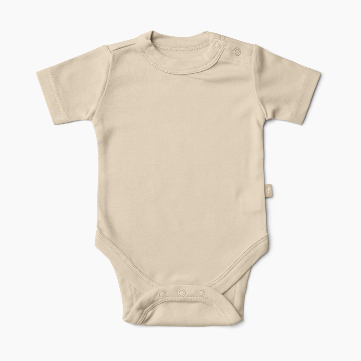 Viscose From Bamboo Organic S/S bodysuit - Oat