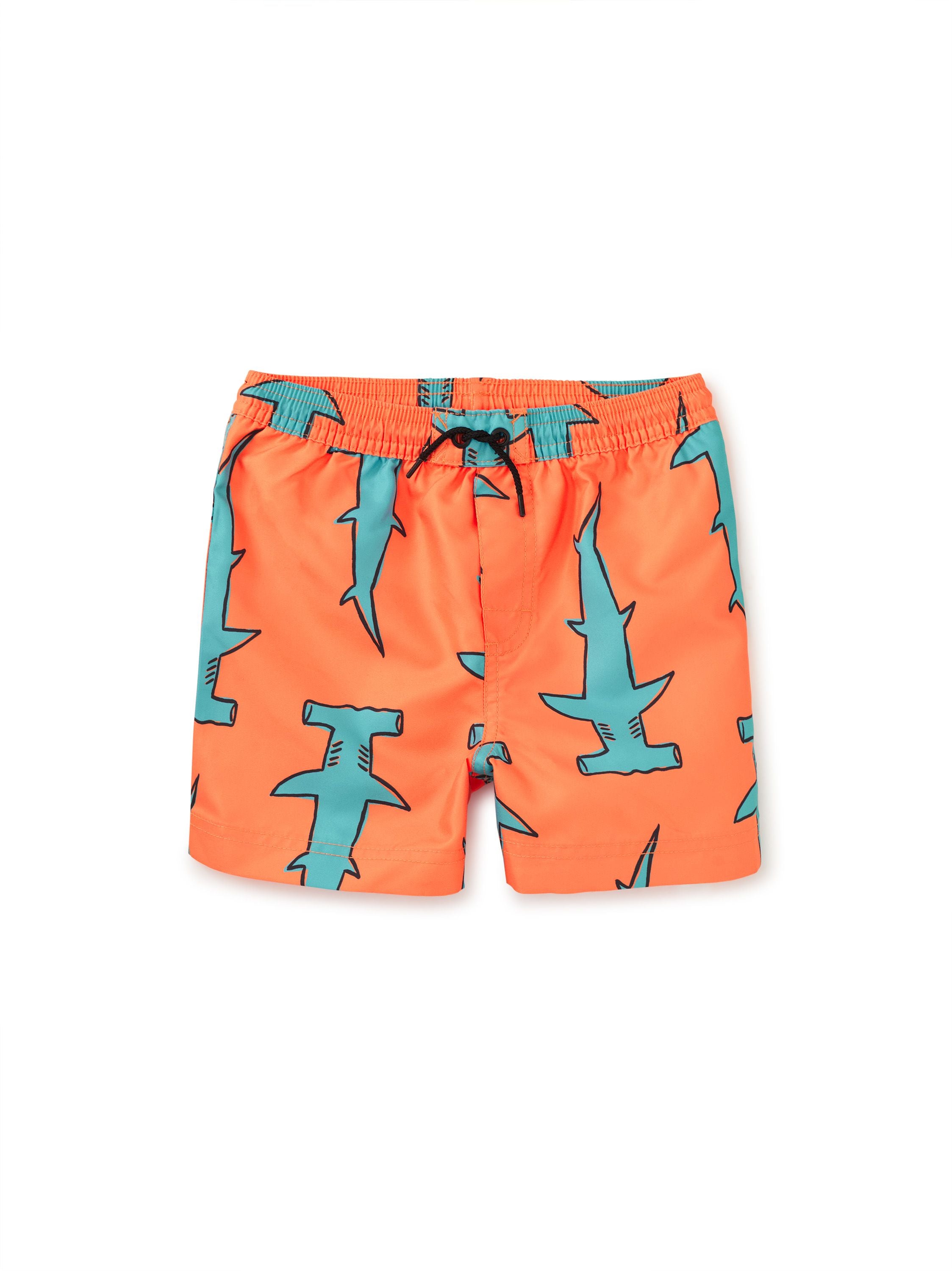 Shortie Swim Trunks - Hammerhead Sharks