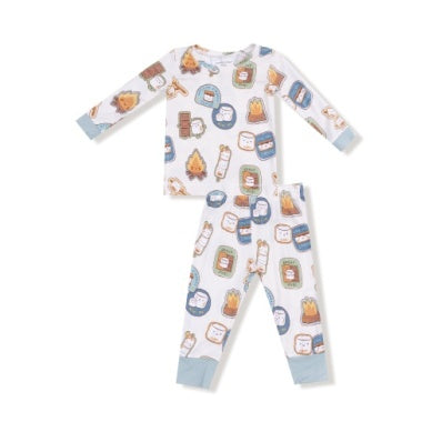 Angel Dear Long Sleeve Loungewear Set Smores