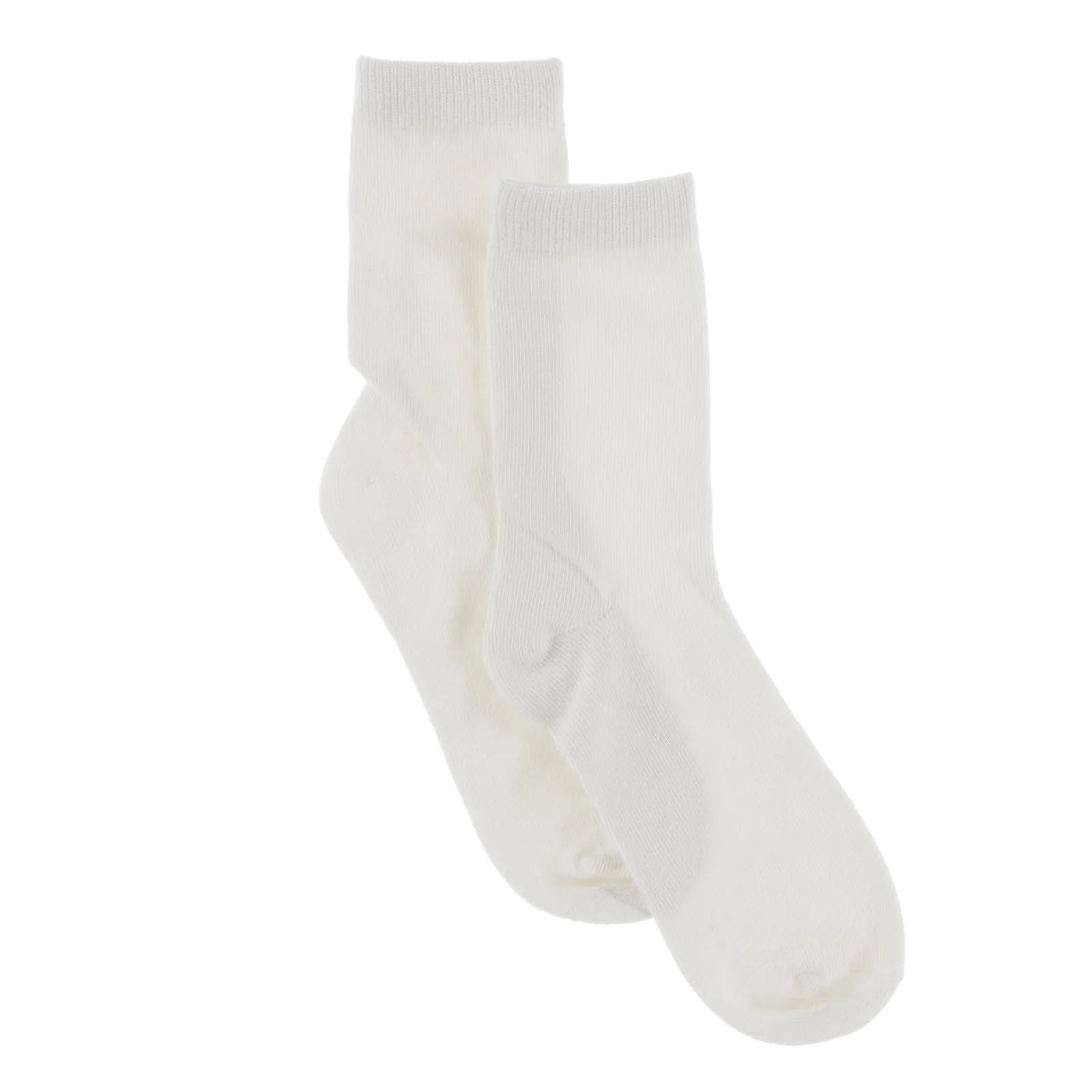 Kids Solid Crew Sock