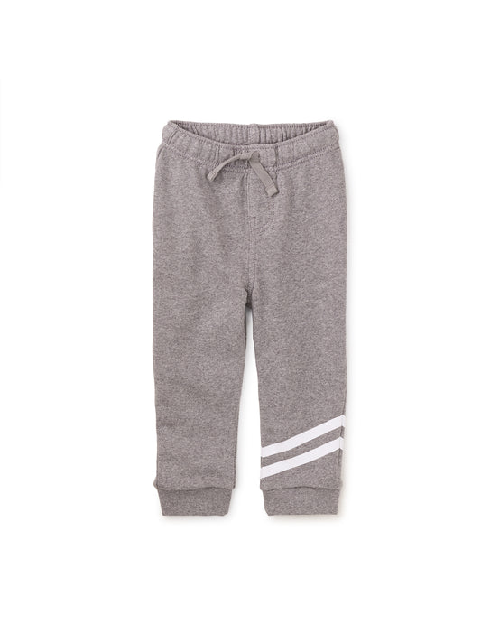 Speedy Stripe Baby Joggers - Medium Heather Grey