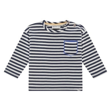 Babyface Blue Striped T shirt Night Little Sprout