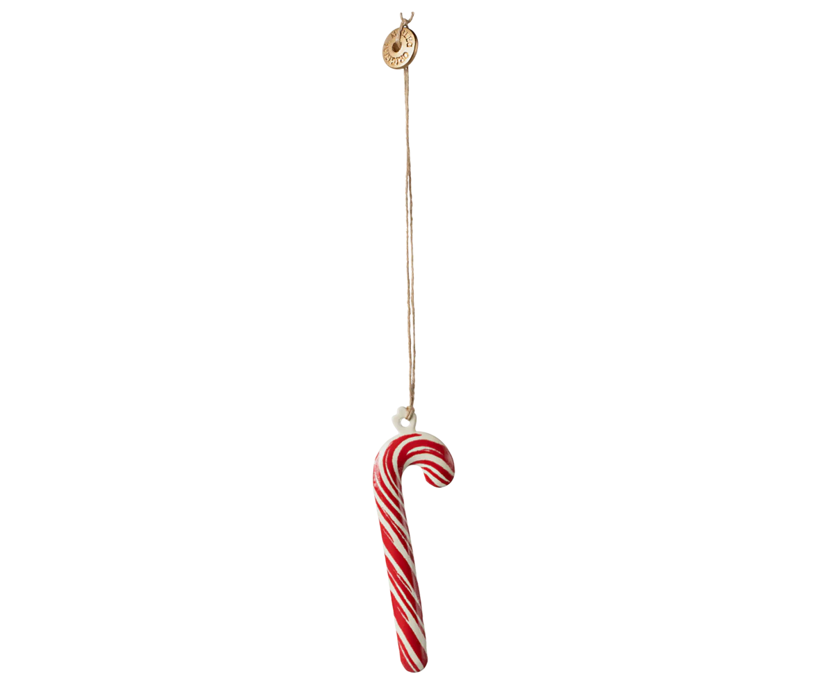 Metal Ornament - Sugar Cane Stripe