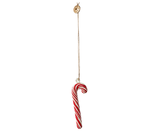 Metal Ornament - Sugar Cane Stripe