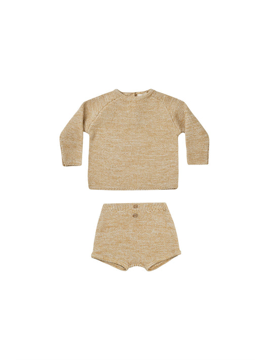 Summer Knit Set - Heathered Honey