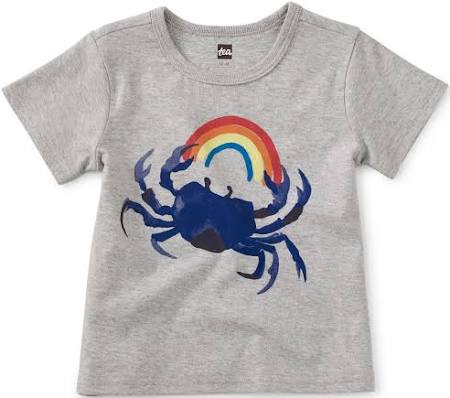 Rainbow Crab Baby Graphic Tee