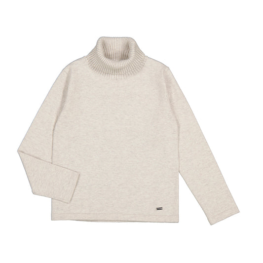 Better Cotton Turtleneck Sweater - Alpaca