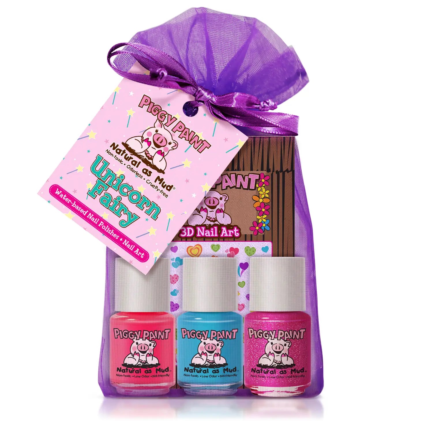 Piggy Paint Water Base Nail Polishes & Nail Art Gift Sets