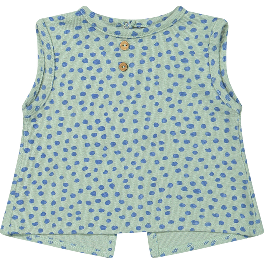 Jada Top - Mesh Knit Dots