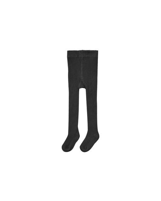 Ribbed Tights - Black