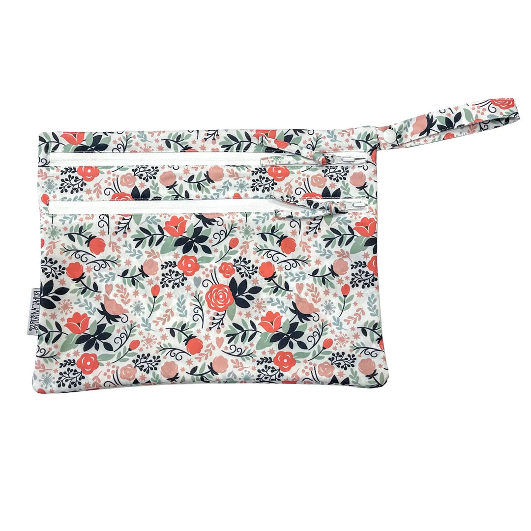 Waterproof Wet Bag Vintage Rose-Little Sprout