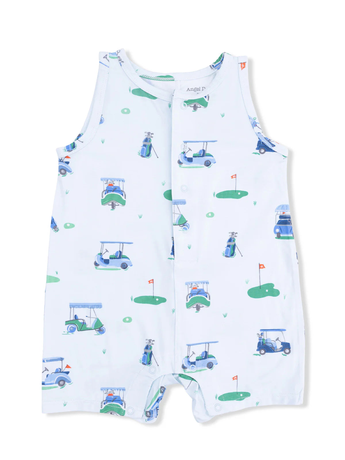 Angel Dear Sleeveless Shortie Romper Vintage Golf Carts Little Sprout