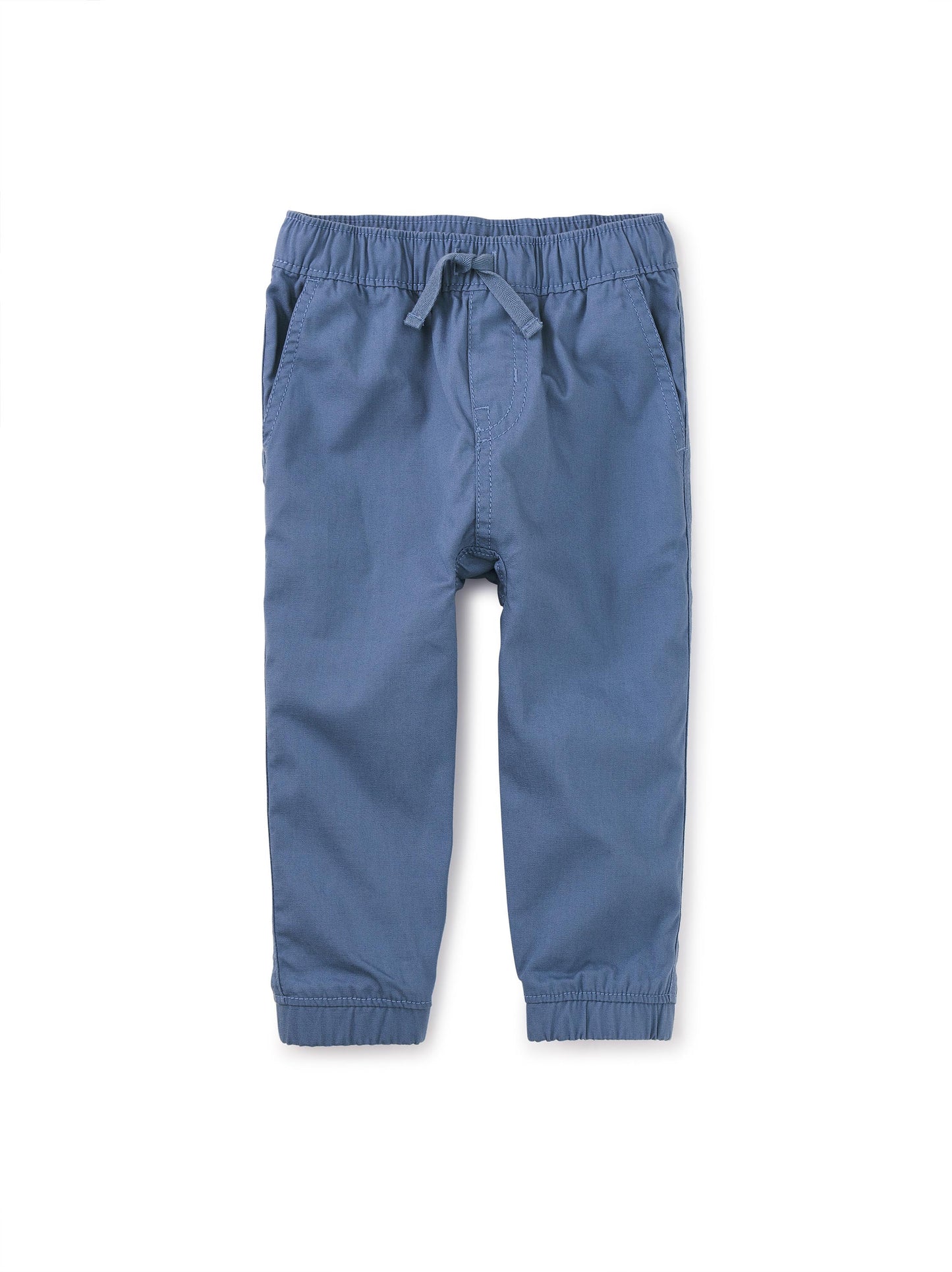 woven baby joggers coronet blue