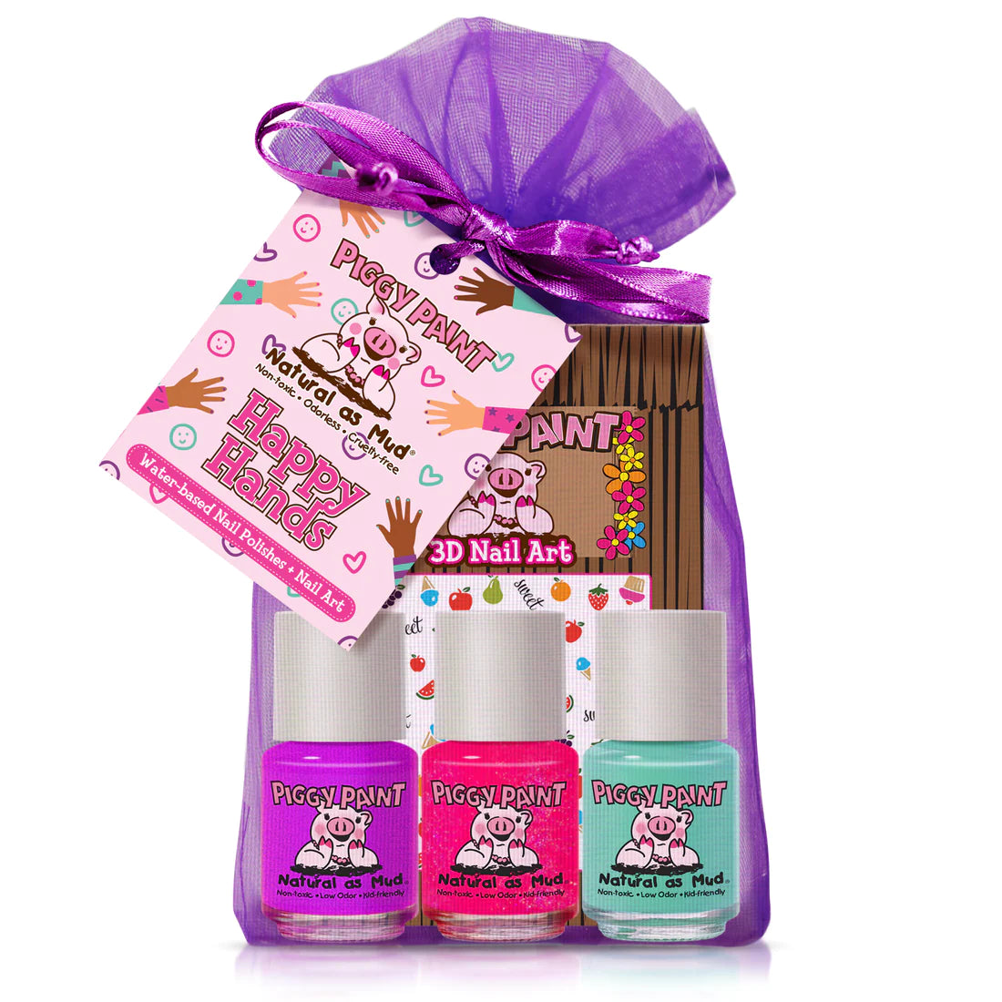 Piggy Paint Water Base Nail Polishes & Nail Art Gift Sets